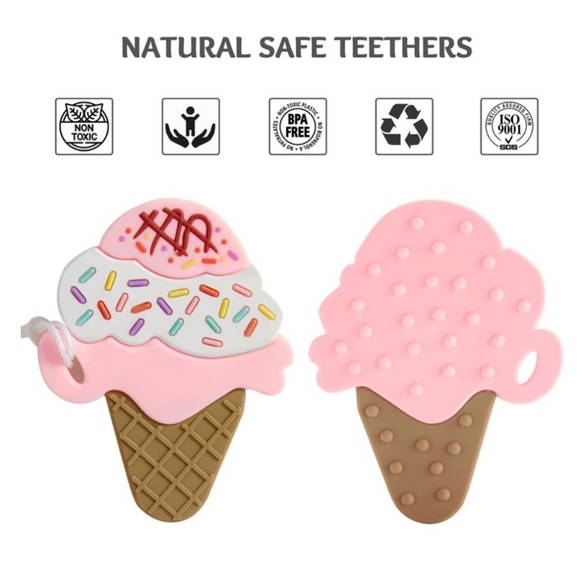 Baby Teether Ice Cream Cone - Picture 3 of 7